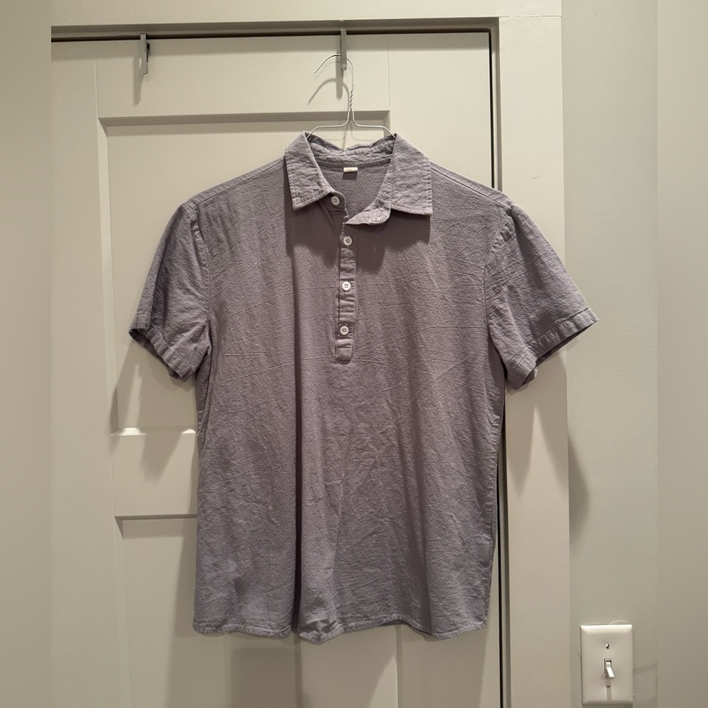 Men's Light Gray Polo Shirt